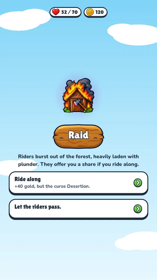 An event with two choices